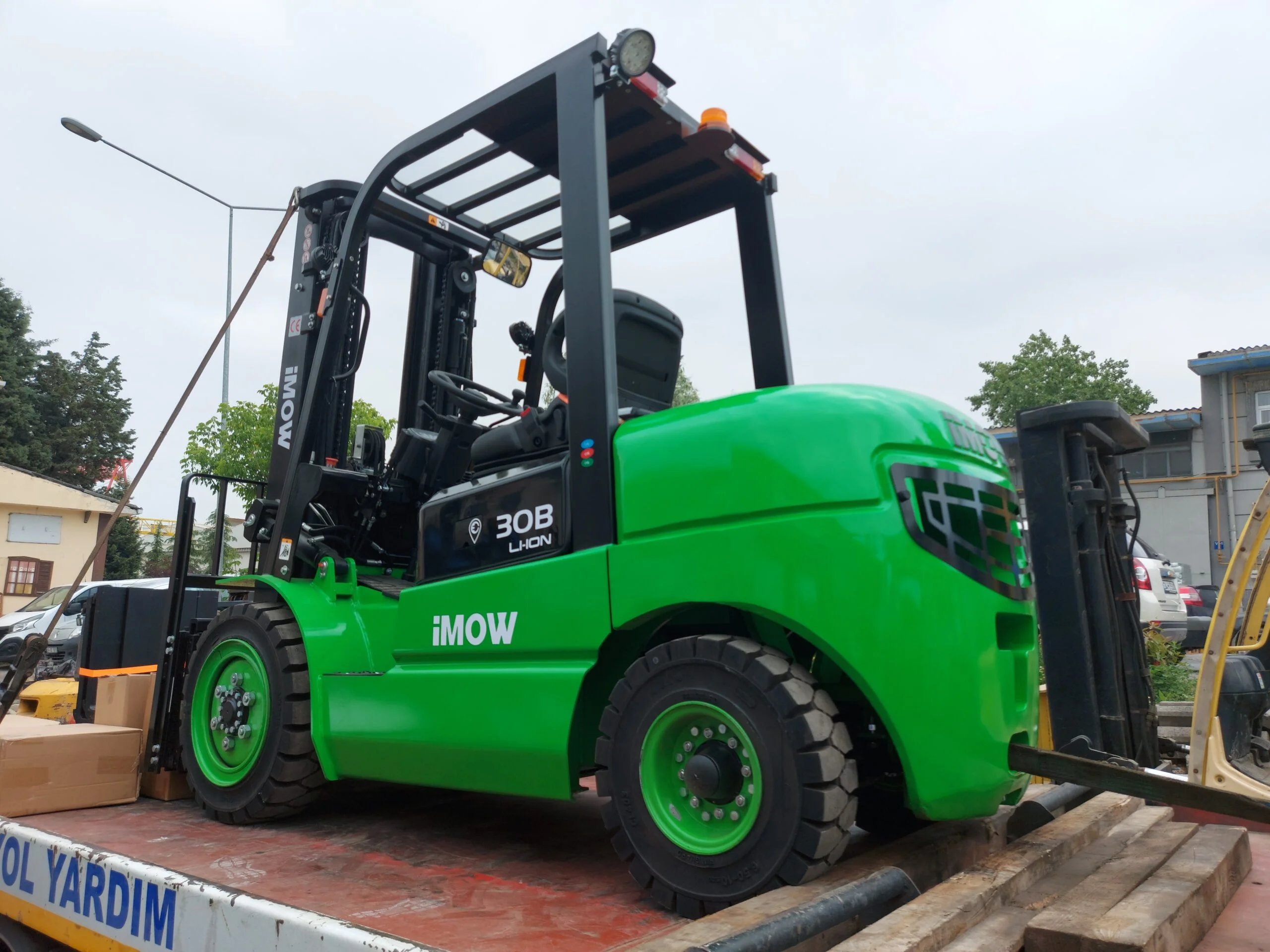 imow akülü forklift